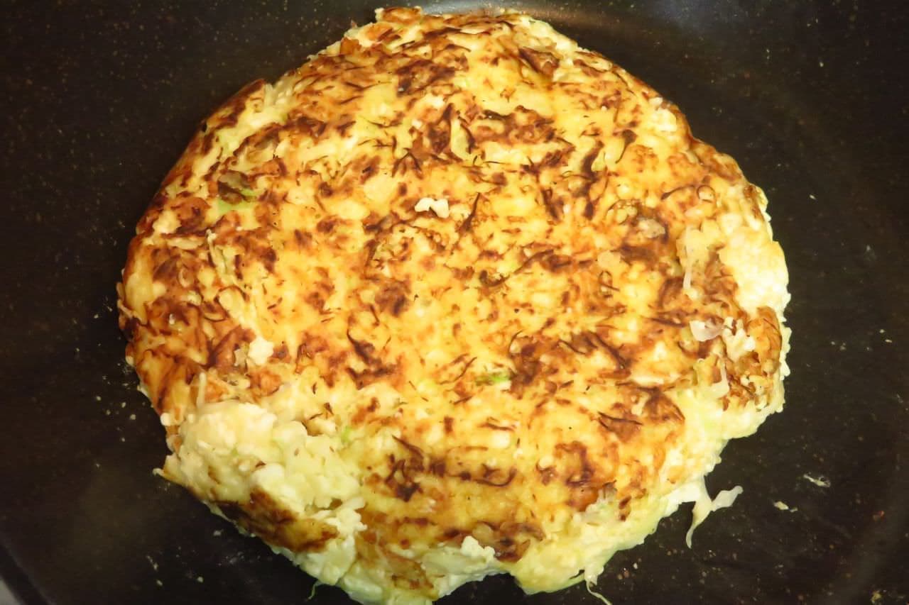 Low-carb recipe "Okonomiyaki tofu"