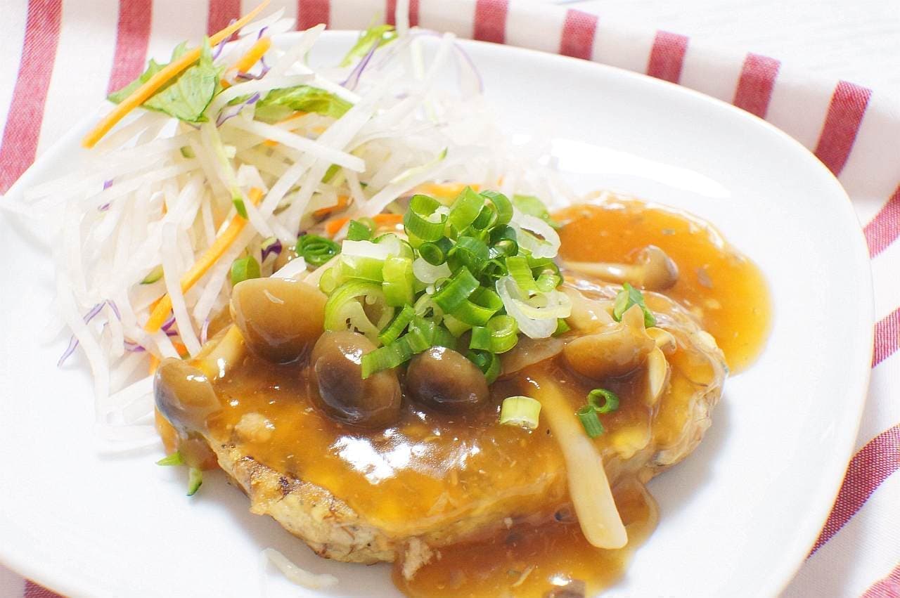 サバ缶レシピ「サバと豆腐のハンバーグ」