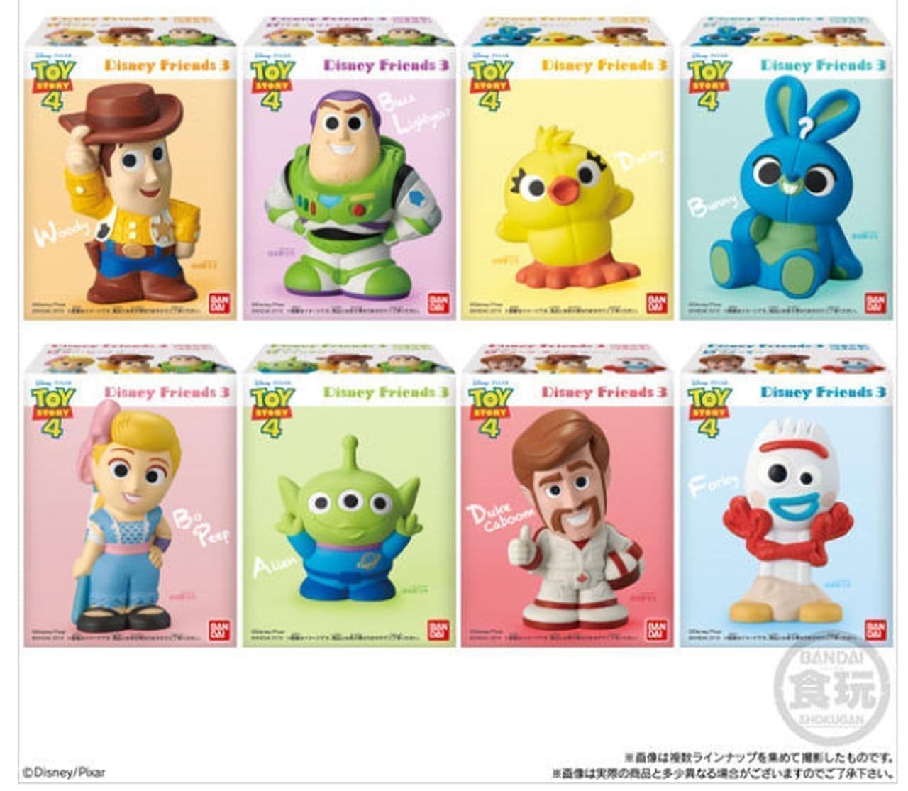 Bandai Candy Division "Disney Friends Minifigure 3 TOY STORY 4"