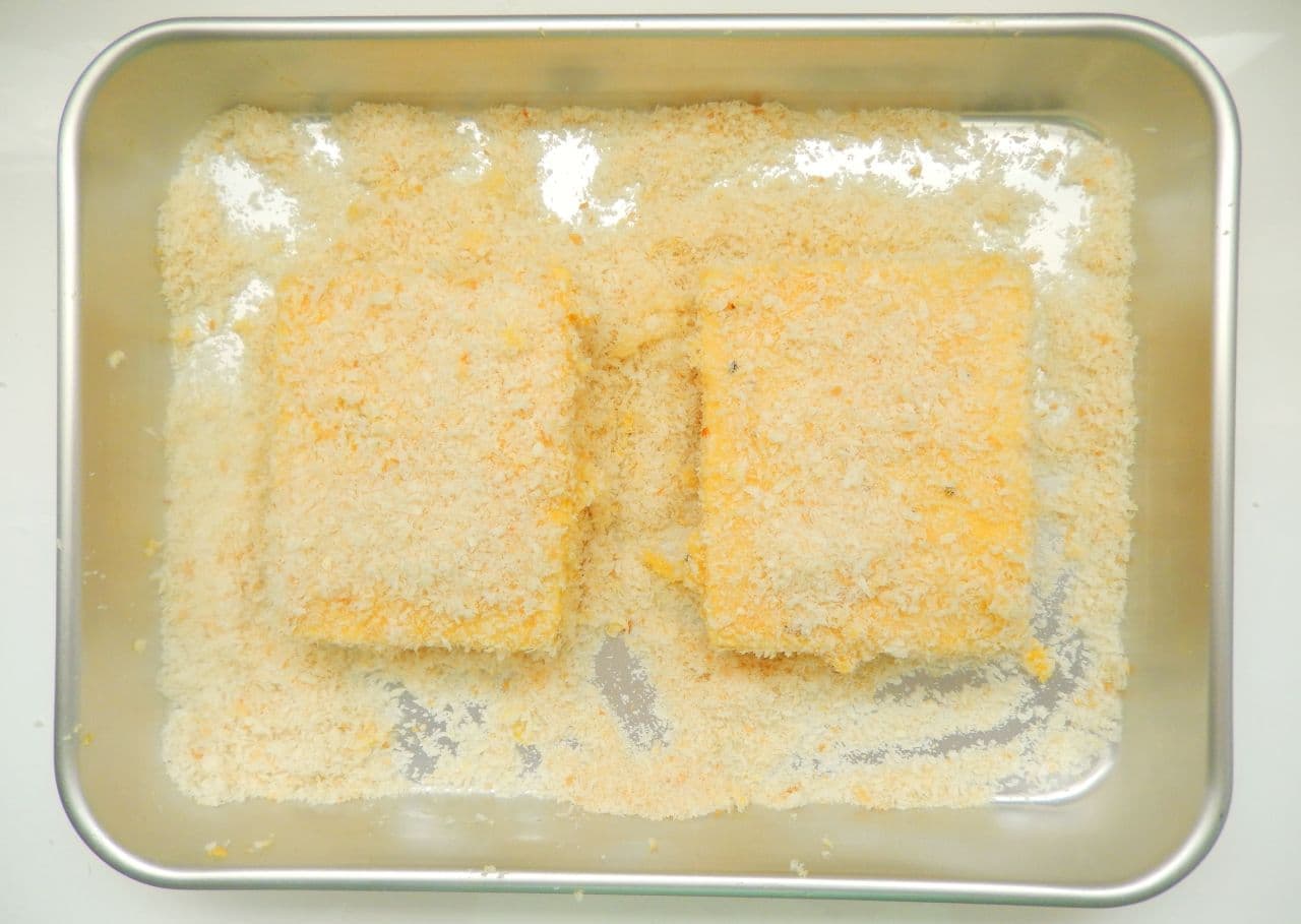 糖質制限レシピ「高野豆腐のチーズカツ」