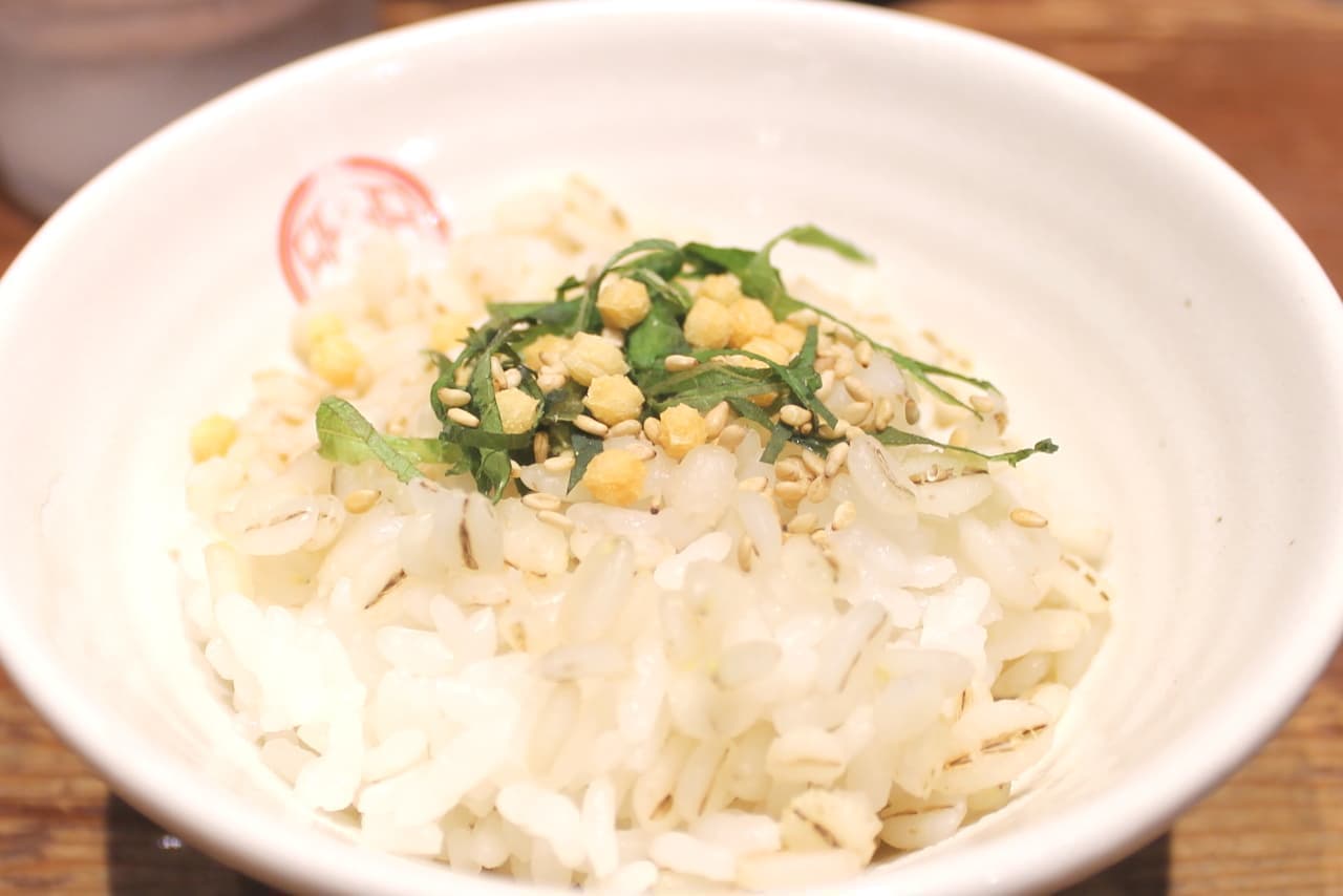 三田製麺所「冷やし鯛だし塩つけ麺」
