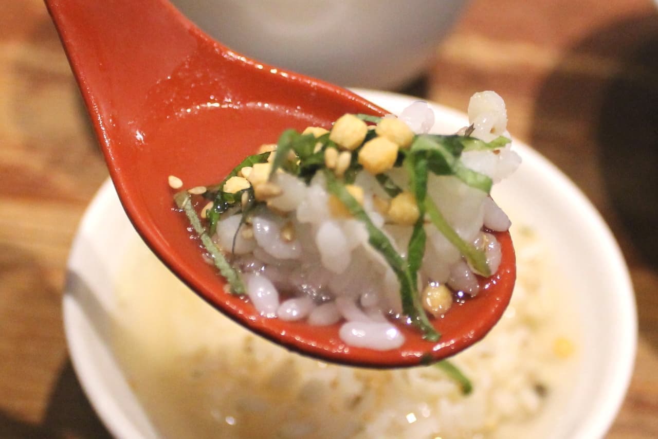 三田製麺所「冷やし鯛だし塩つけ麺」