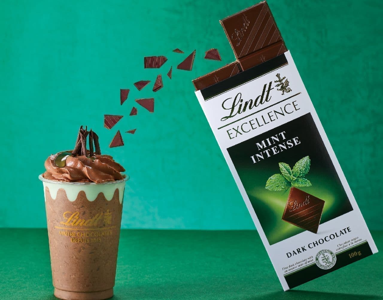 Lindt Chocolat Cafe "Lindt Excellence Mint Dark Chocolate Drink"