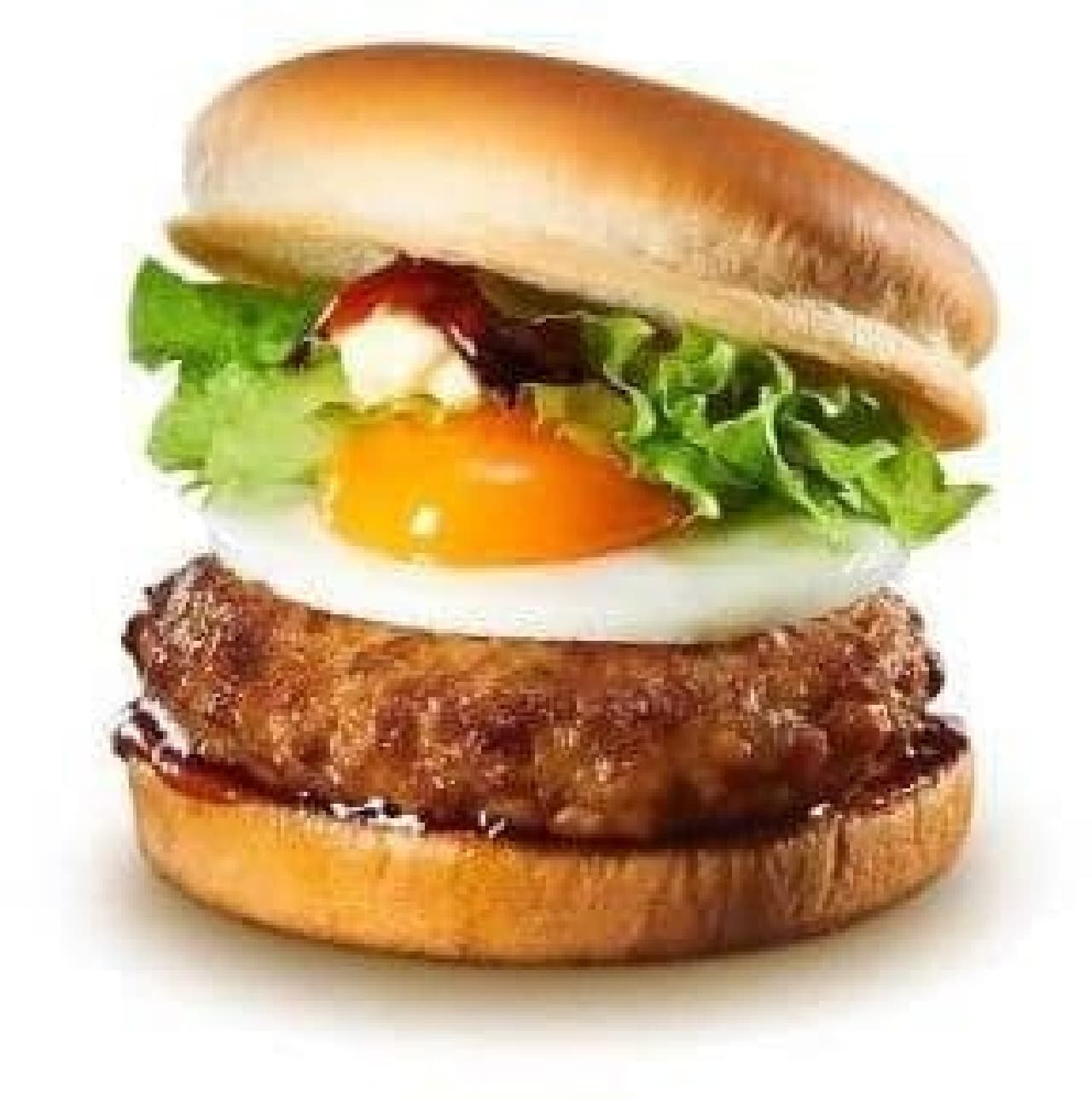 Lotteria "Half-boiled moon-viewing thick burger"