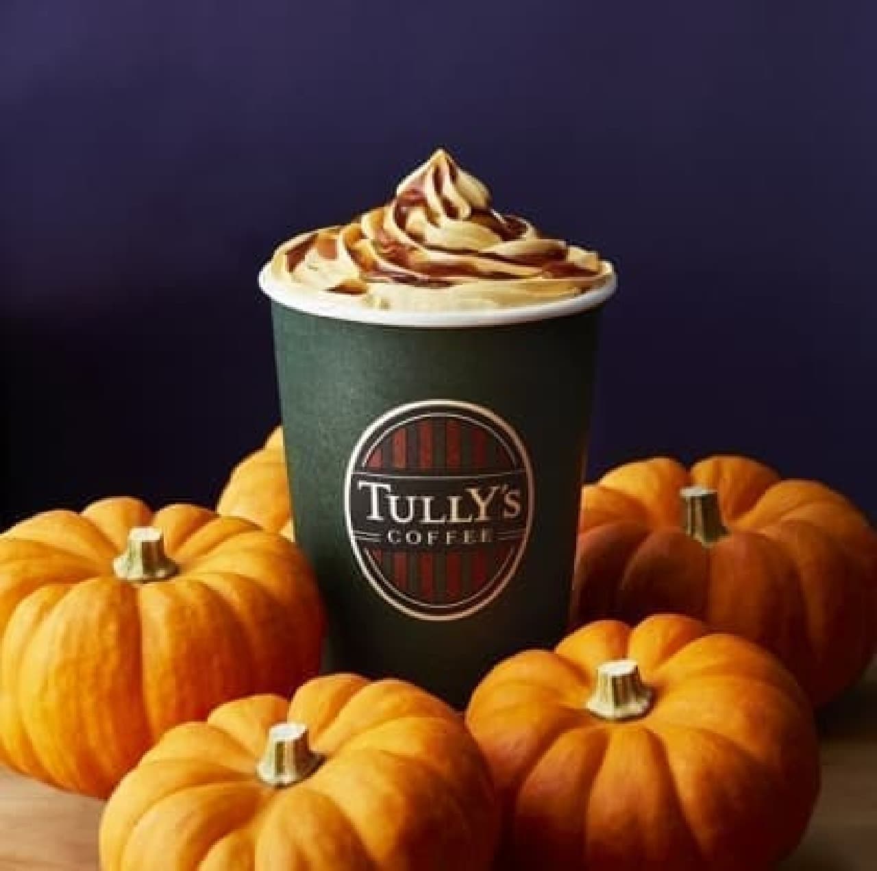 Tully's Coffee "Salt Caramel Pumpkin Latte"