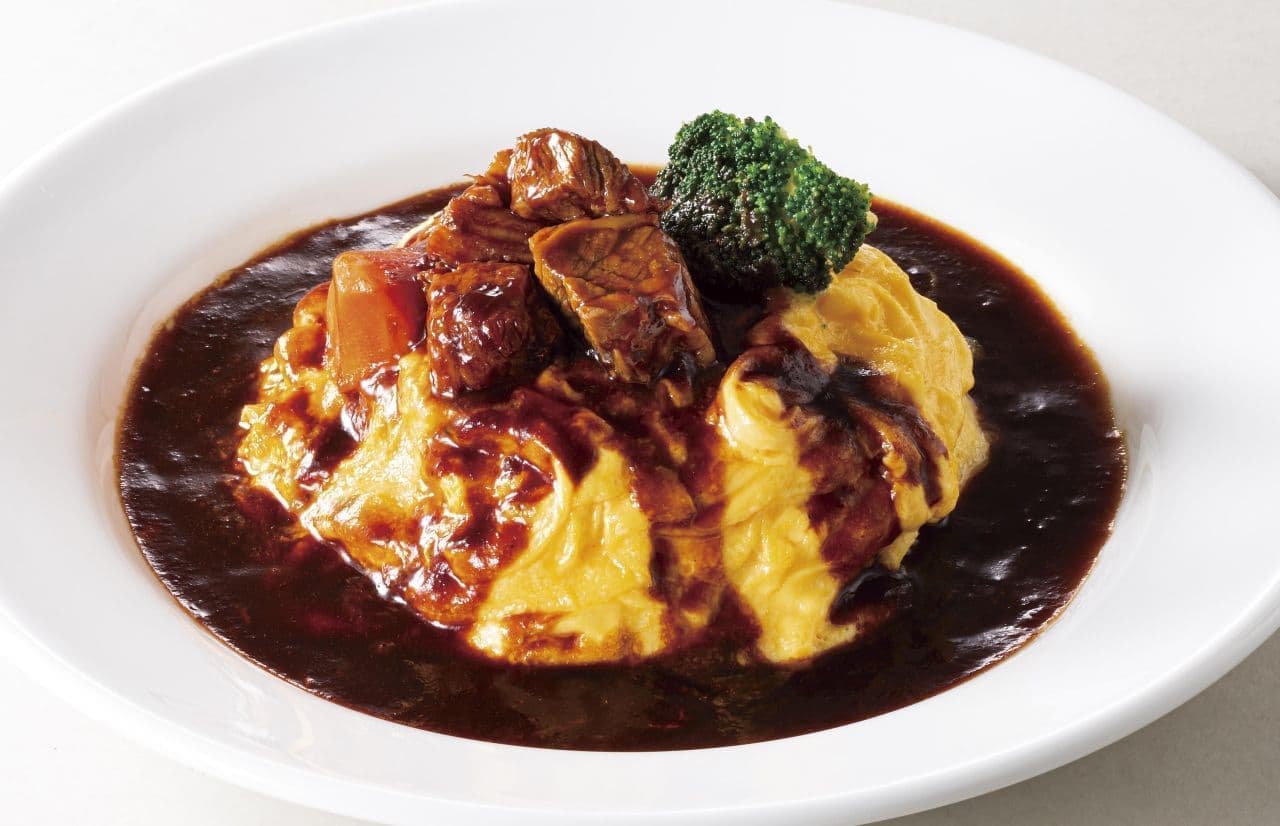 Denny's "Beef Stew Omelet Rice"