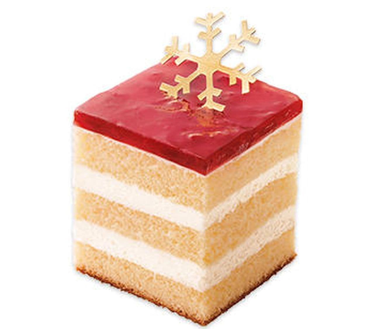 Fujiya "Christmas Strawberry Rare Cheesecake"