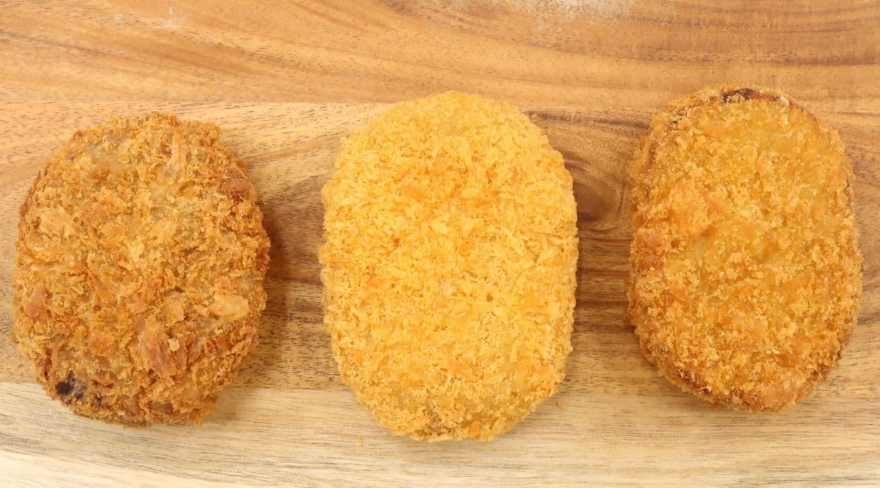 Comparison of croquettes from 3 convenience stores