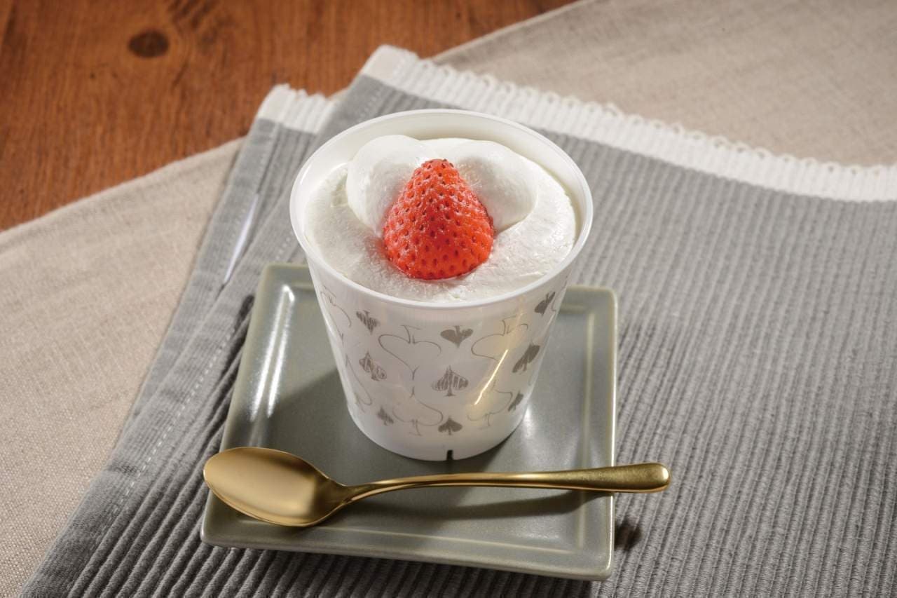 Lawson's new cup sweets "Kapuke Melting Cream Strawberry Short"