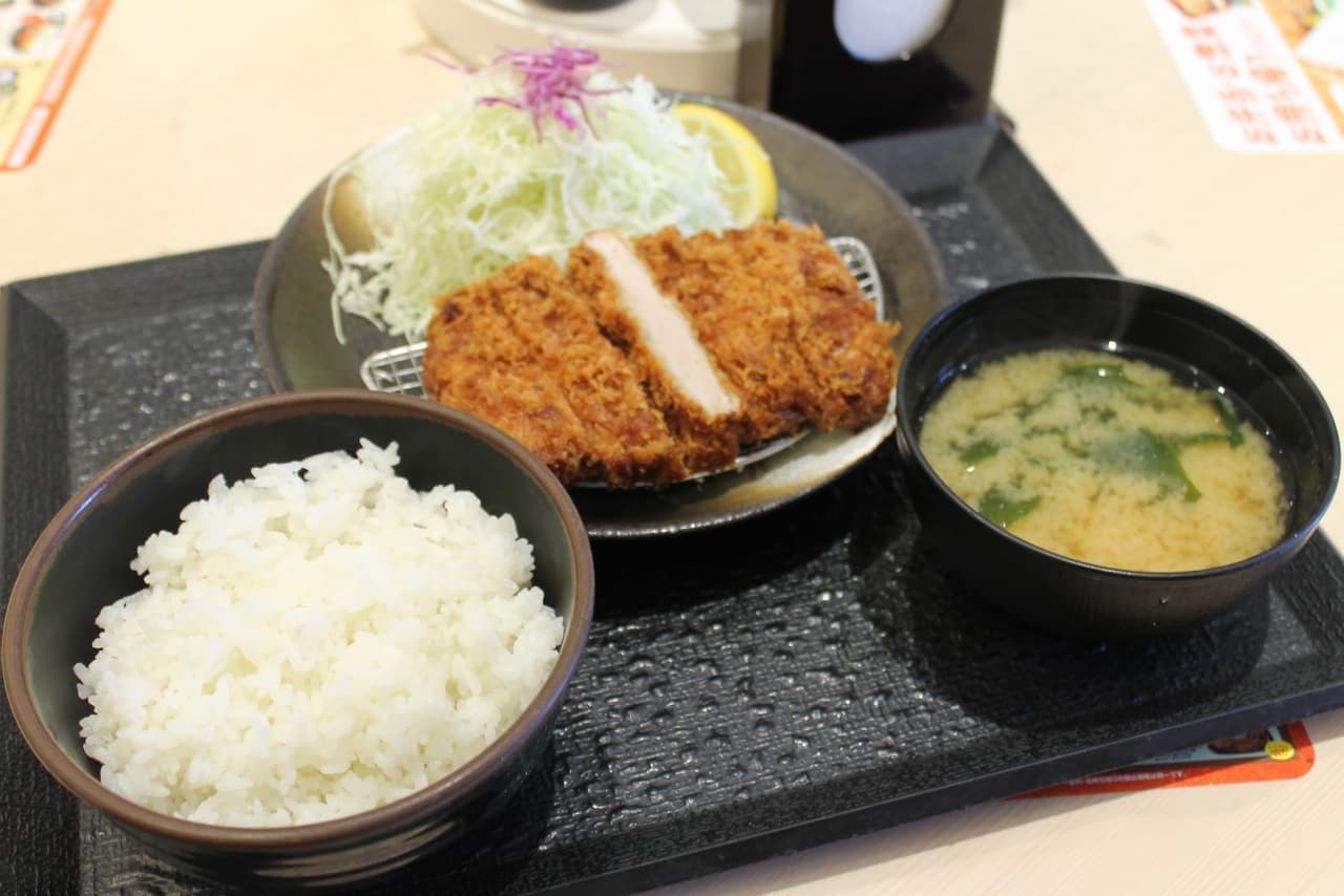 Matsunoya "Large-sized fillet and set meal"