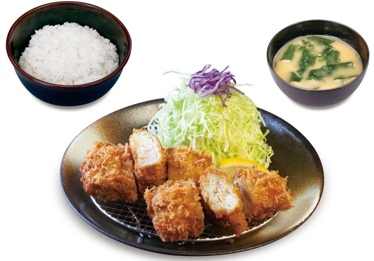 Matsunoya "Mille-feuille and set meal"