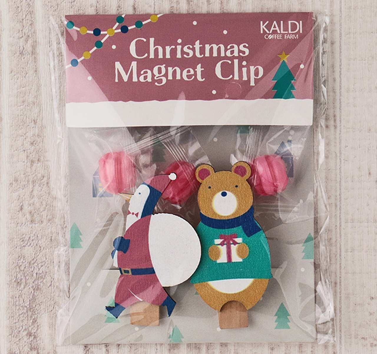 KALDI "KALDI original clip with Christmas magnet"