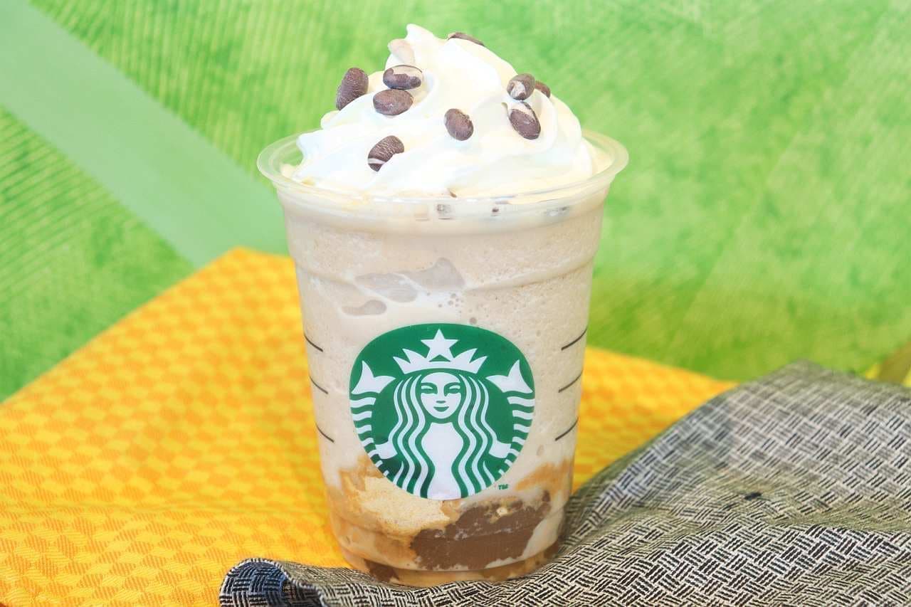 Starbucks' new work "Azukinako Warabimochi Fuku Frappuccino"