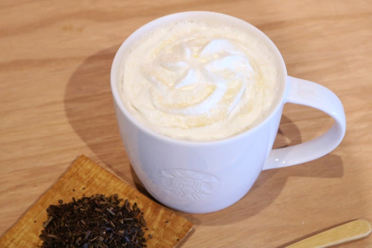 Starbucks new work "Hojicha cream latte"