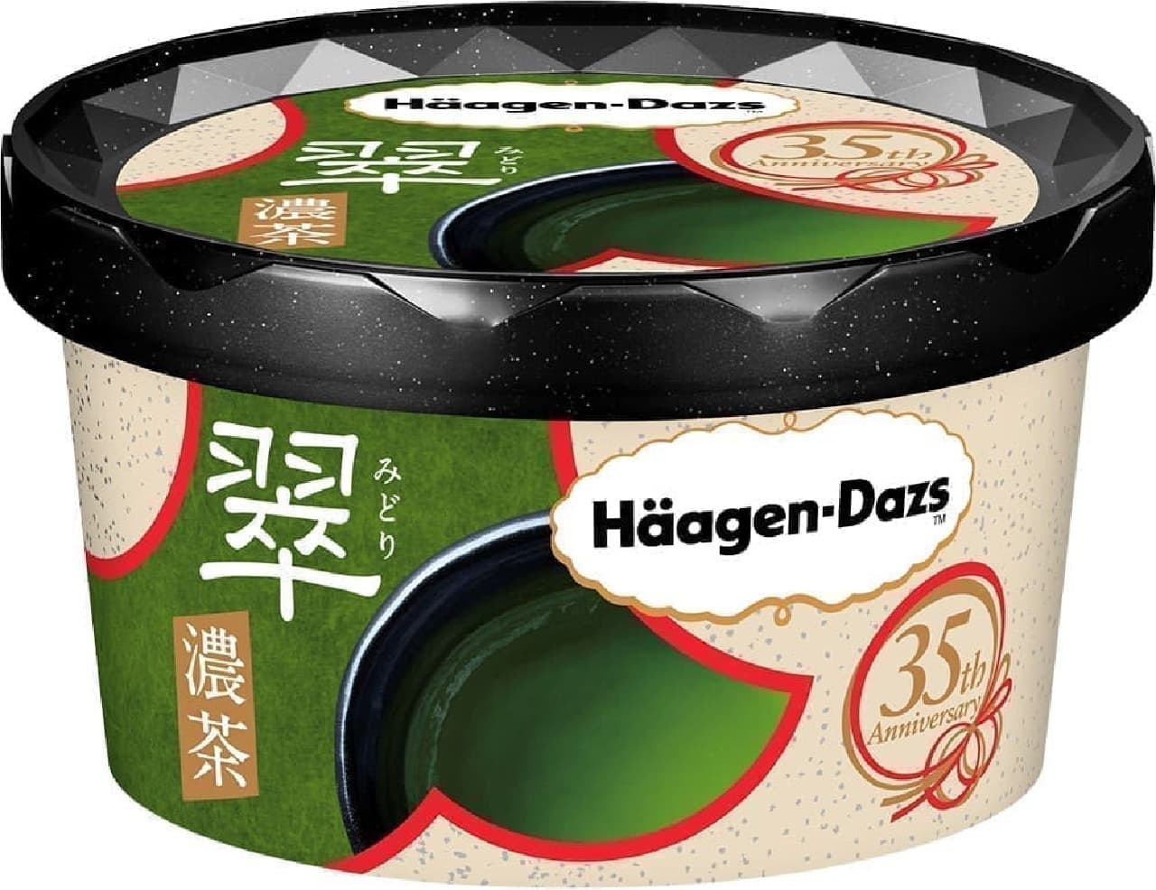 Haagen-Dazs "35th Anniversary Product Midori-Dark Tea-"