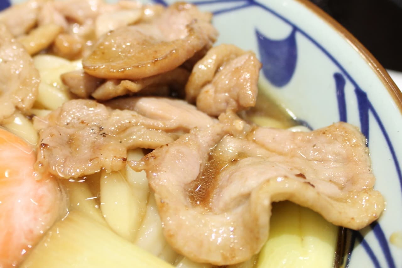 丸亀製麺の期間限定「鴨すき焼きうどん」