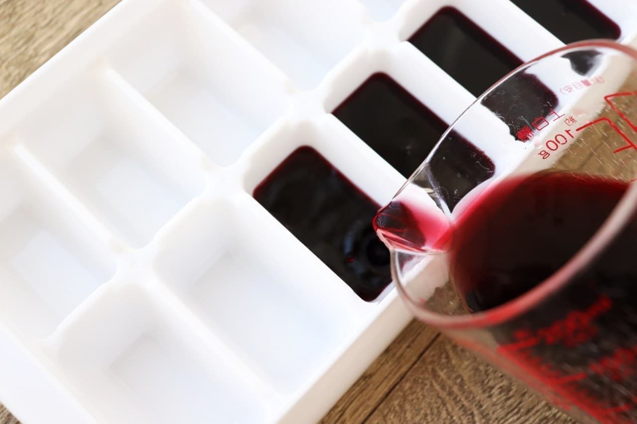 Freezing and preserving wine "wine ice