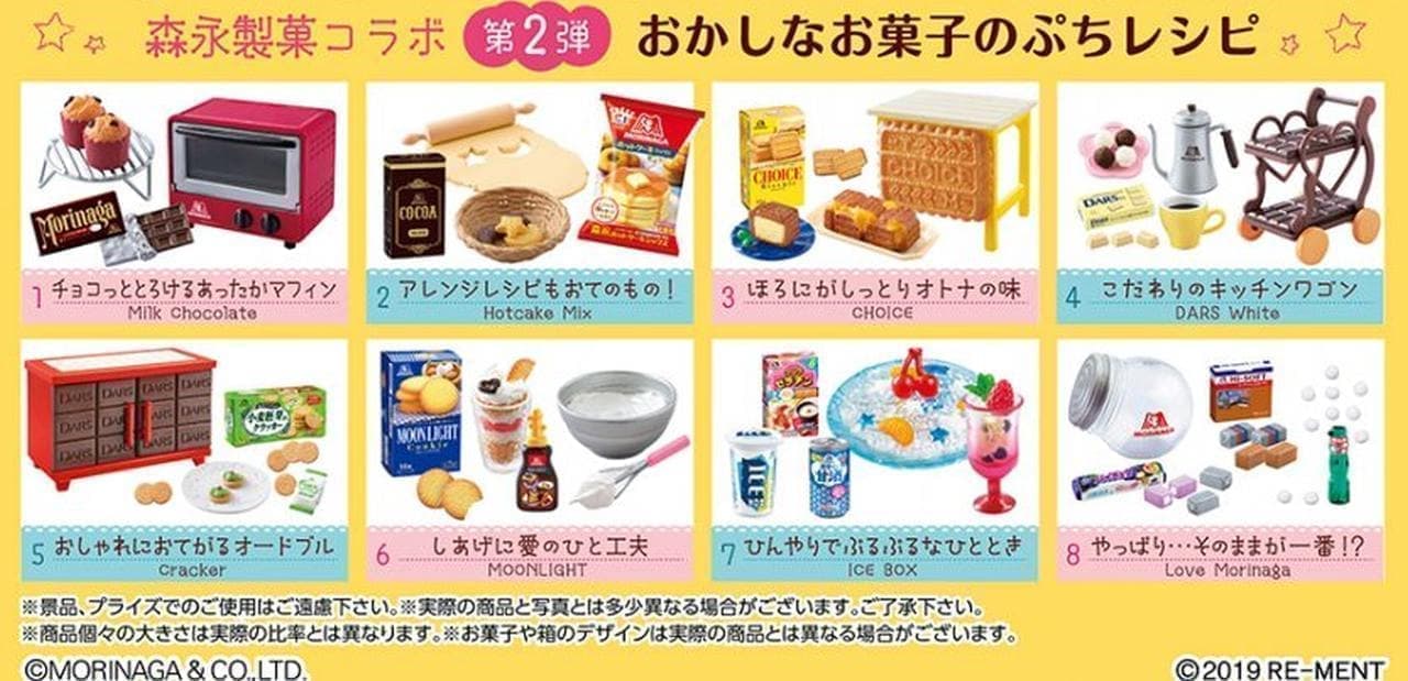 From the second "More! Morinaga's Funny Petit Recipe" Re-Ment
