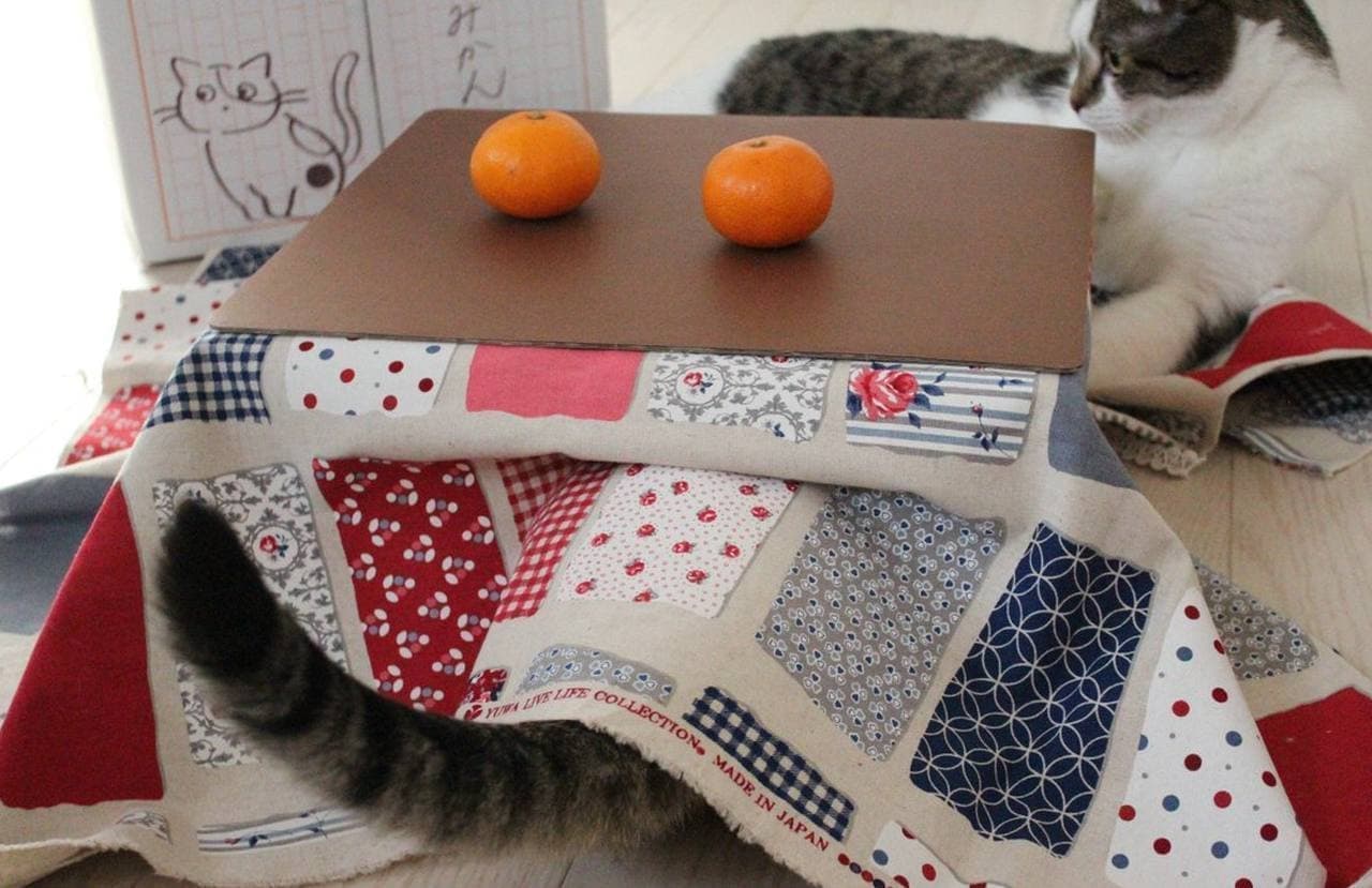 Mandarin oranges with kotatsu for cats "Cat, kotatsu, and memories"