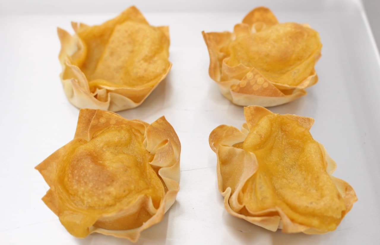 Recipe arranged with dumpling and yakisai dough: "Printer Tart