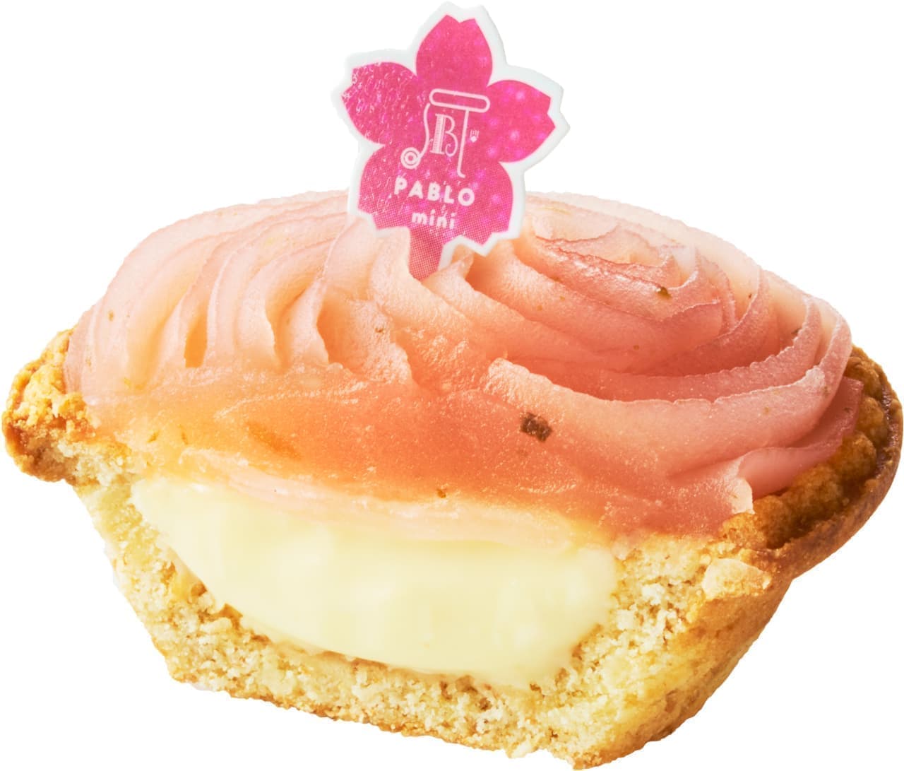 Cheese tart "Sakura Mochi" for cherry blossom viewing from Pablo Mini