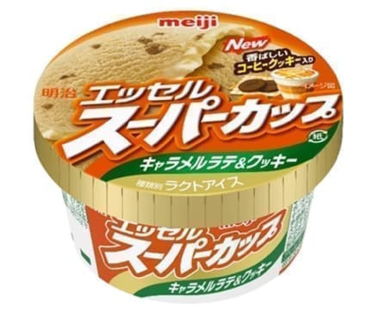 Meiji Essel Super Cup Caramel Latte & Cookies