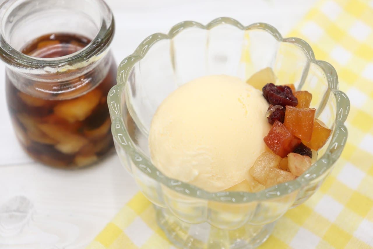 Easy recipe "Dried fruits in rum