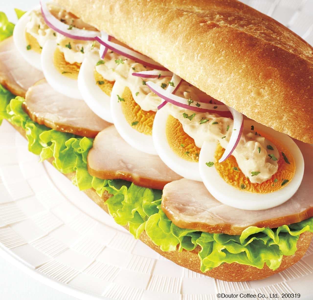 Doutor "Milan Sand C Smoked Chicken and Soft-boiled Egg-Miso Ginger Sauce-"
