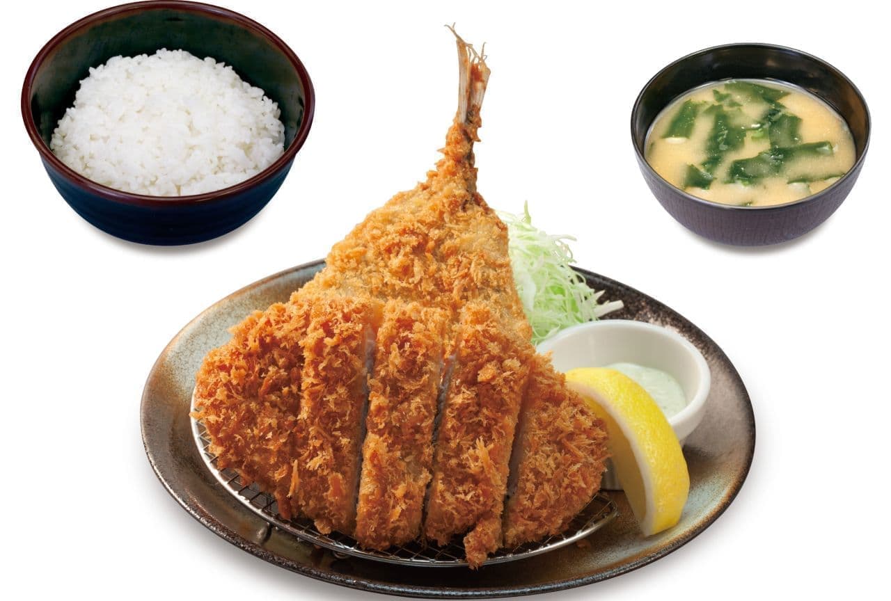 Matsunoya "Assorted set meal 100 yen discount, pork soup half price fair"