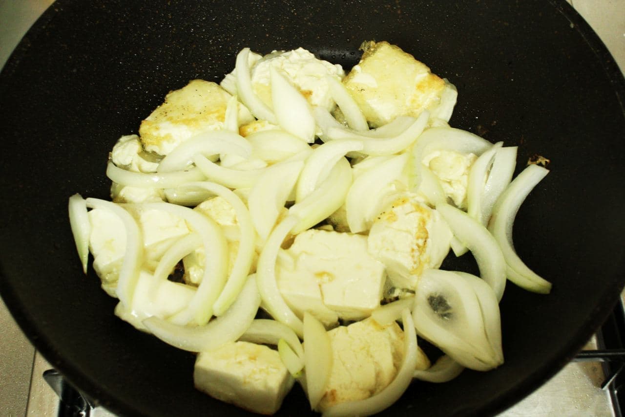 Recipe "Tofu with egg
