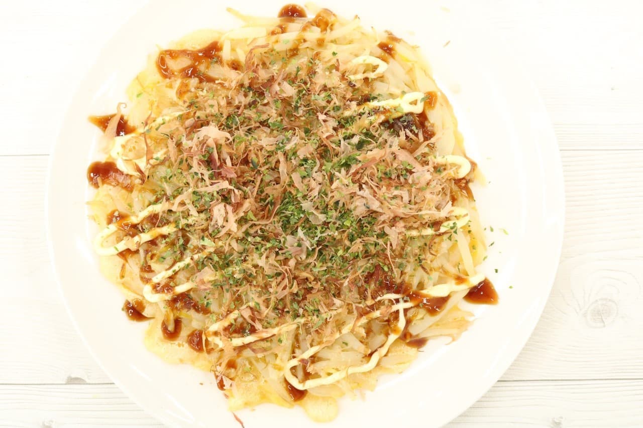 Bean sprout okonomiyaki recipe