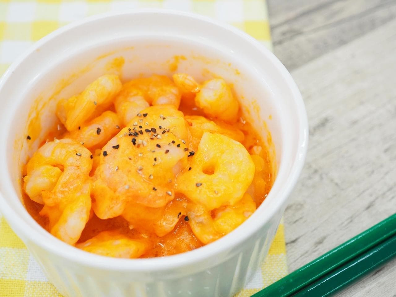 Just a quick and easy "Shrimp Mayo" with just a quick lenght cooking!