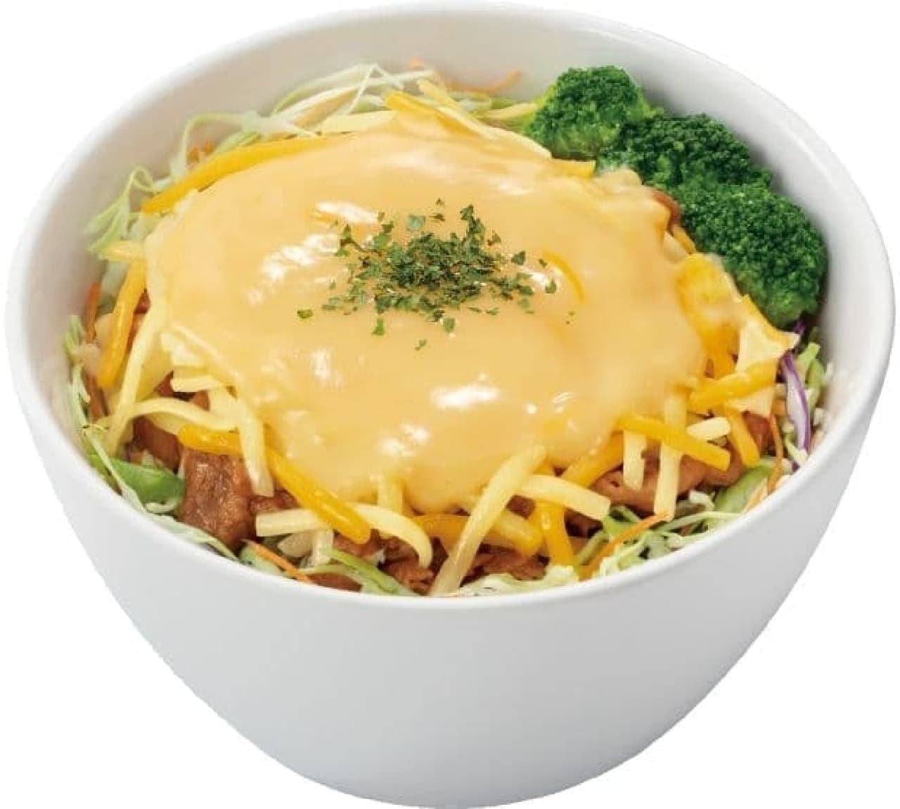 Sukiya "Torori 3 Kinds of Cheese Beef Bowl Light"