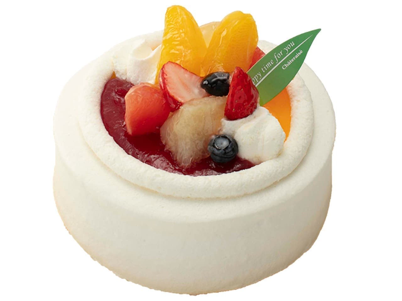 Chateraise "Strawberry and Citrus Souffle Cheese Decoration"