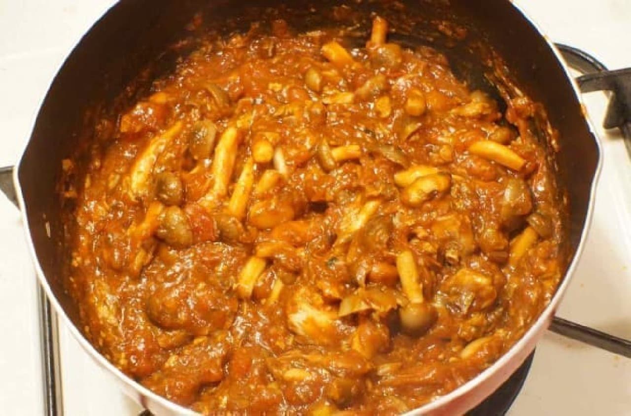 Curry using canned mackerel