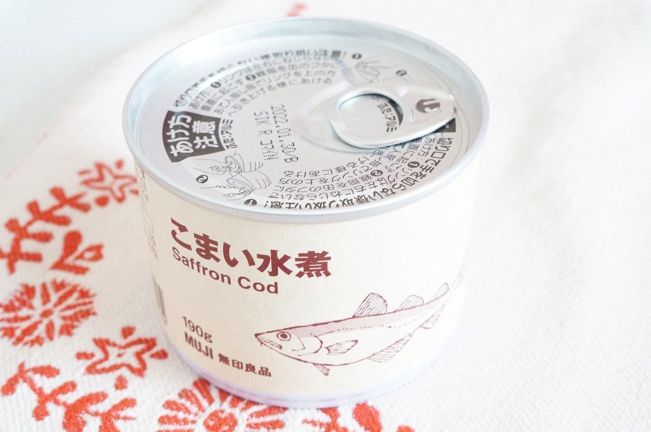 MUJI canned "Komai boiled"