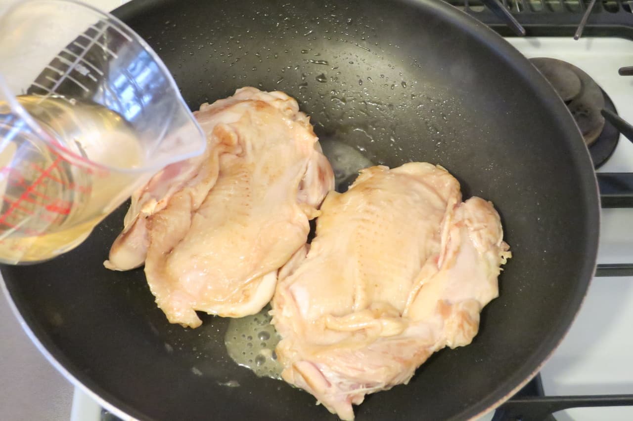鶏肉の梅酒煮レシピ