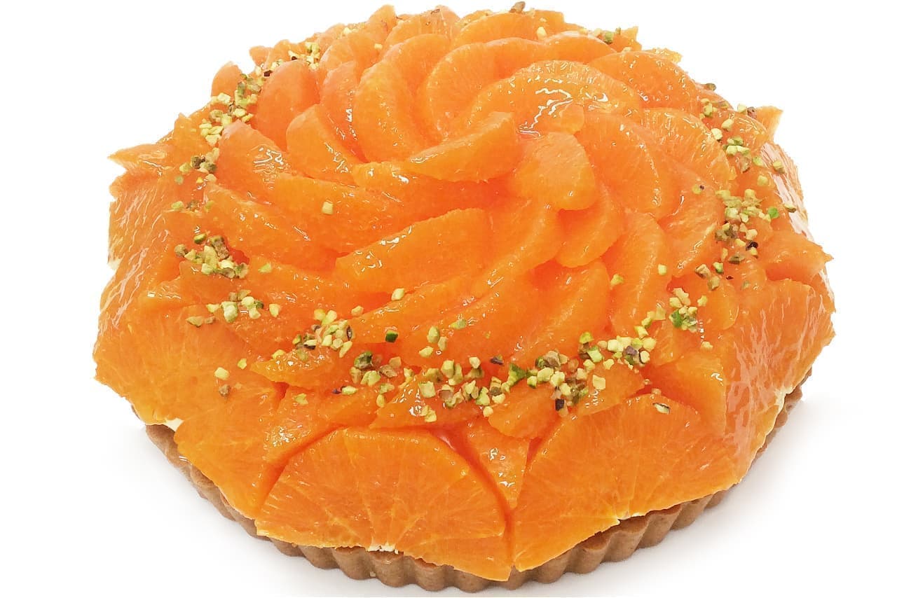 Limited cake to commemorate "Orange Day" at Cafe Comsa