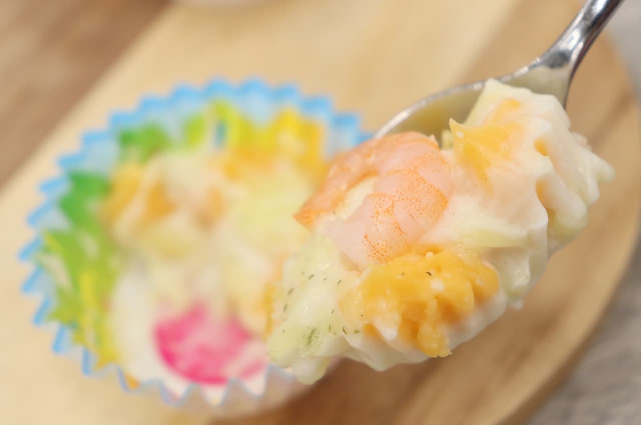 Maruha Nichiro "Shrimp and cheese gratin"