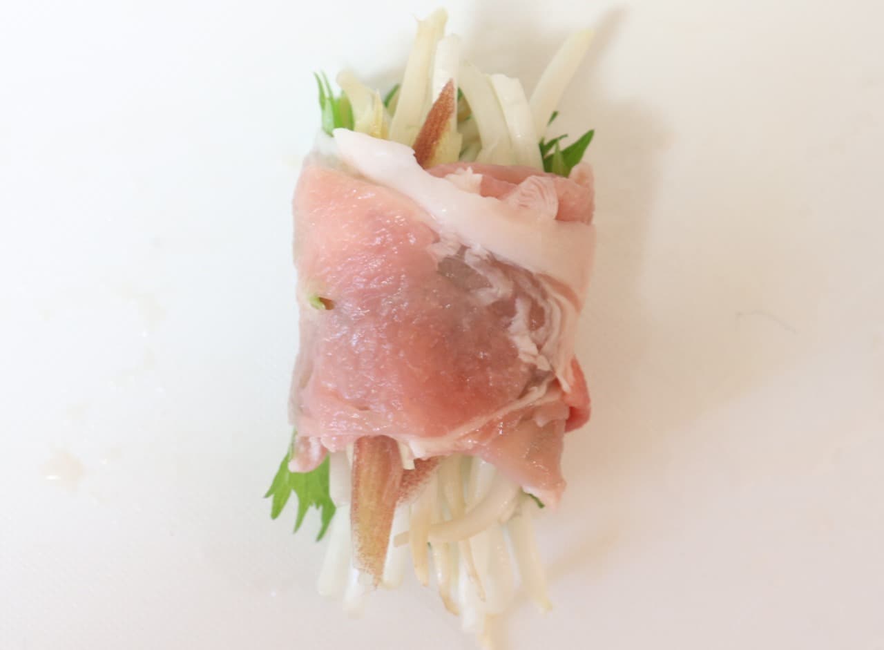 Recipe "bite pork shabu-shabu"