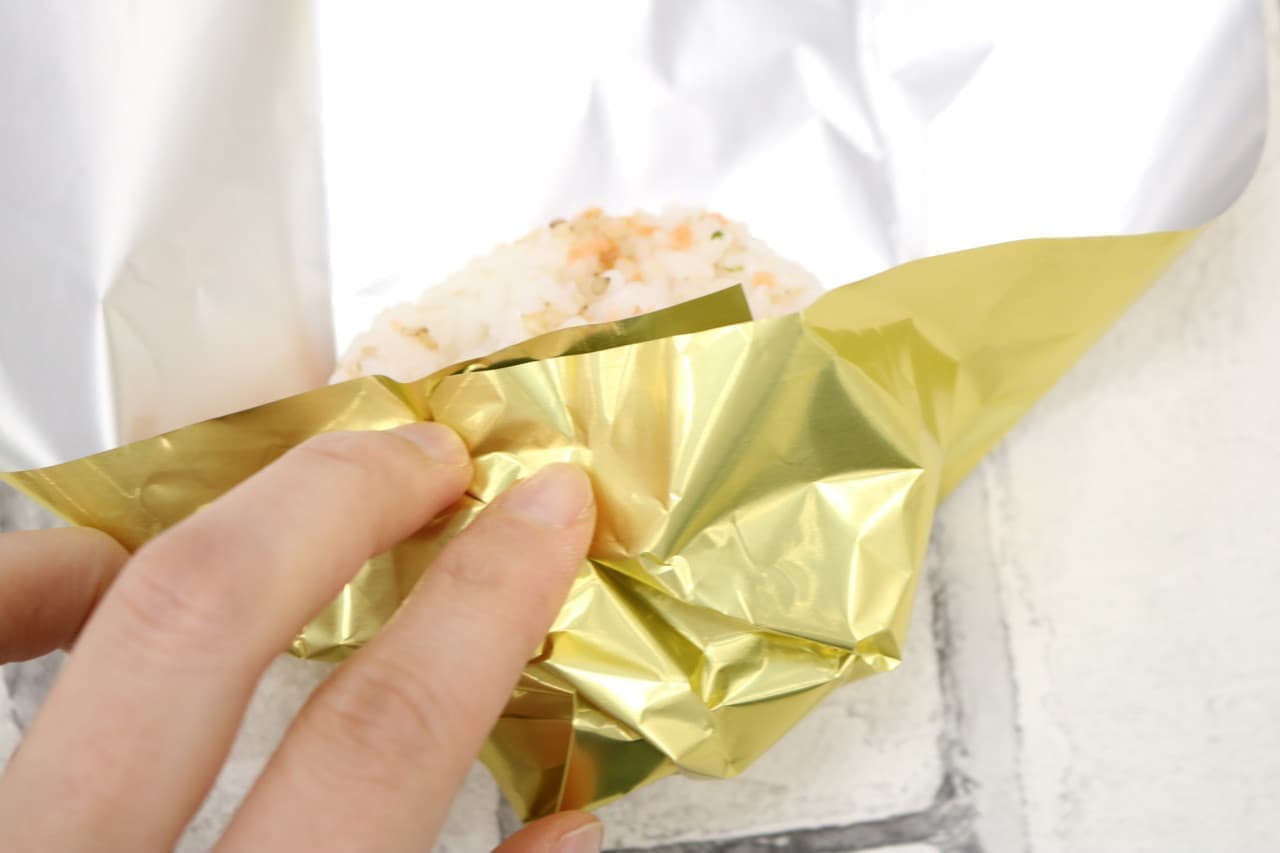 Aluminum foil for can do rice balls