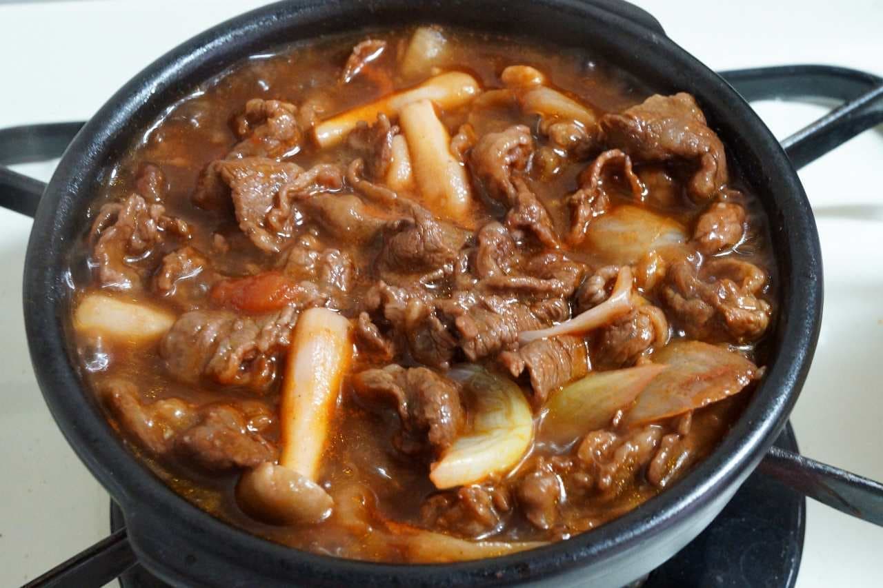 Beef stewed in red wine