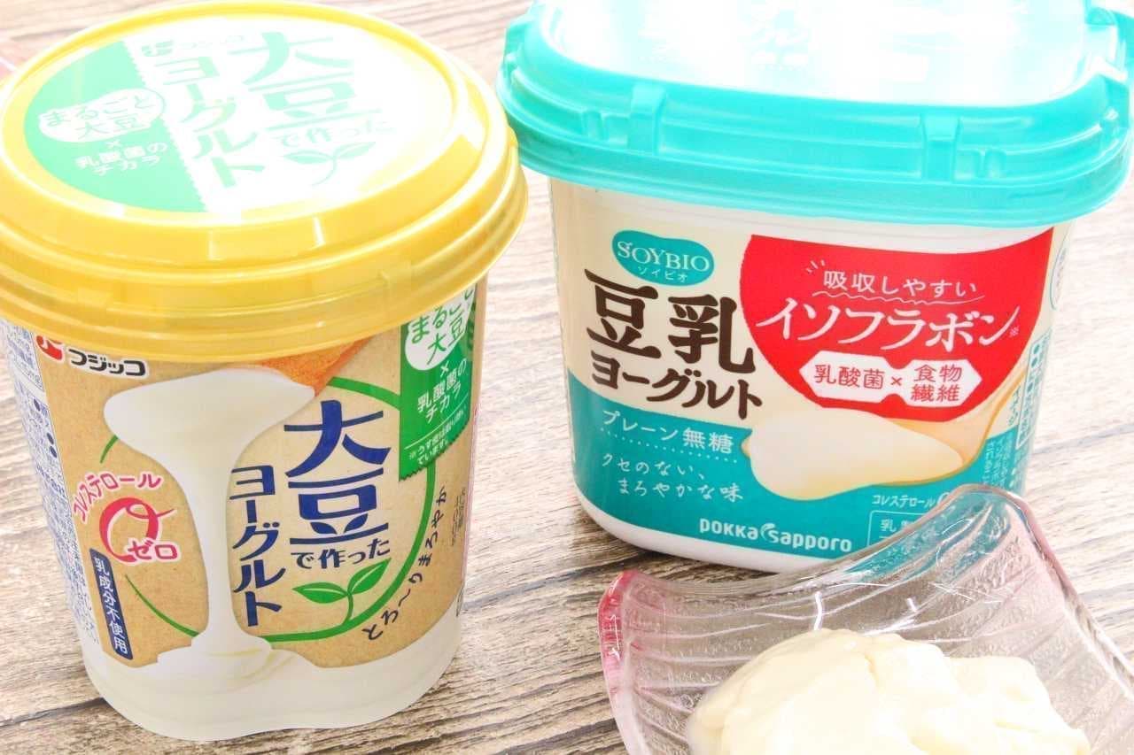 Yogurt made from soybeans and soybio soymilk yogurt
