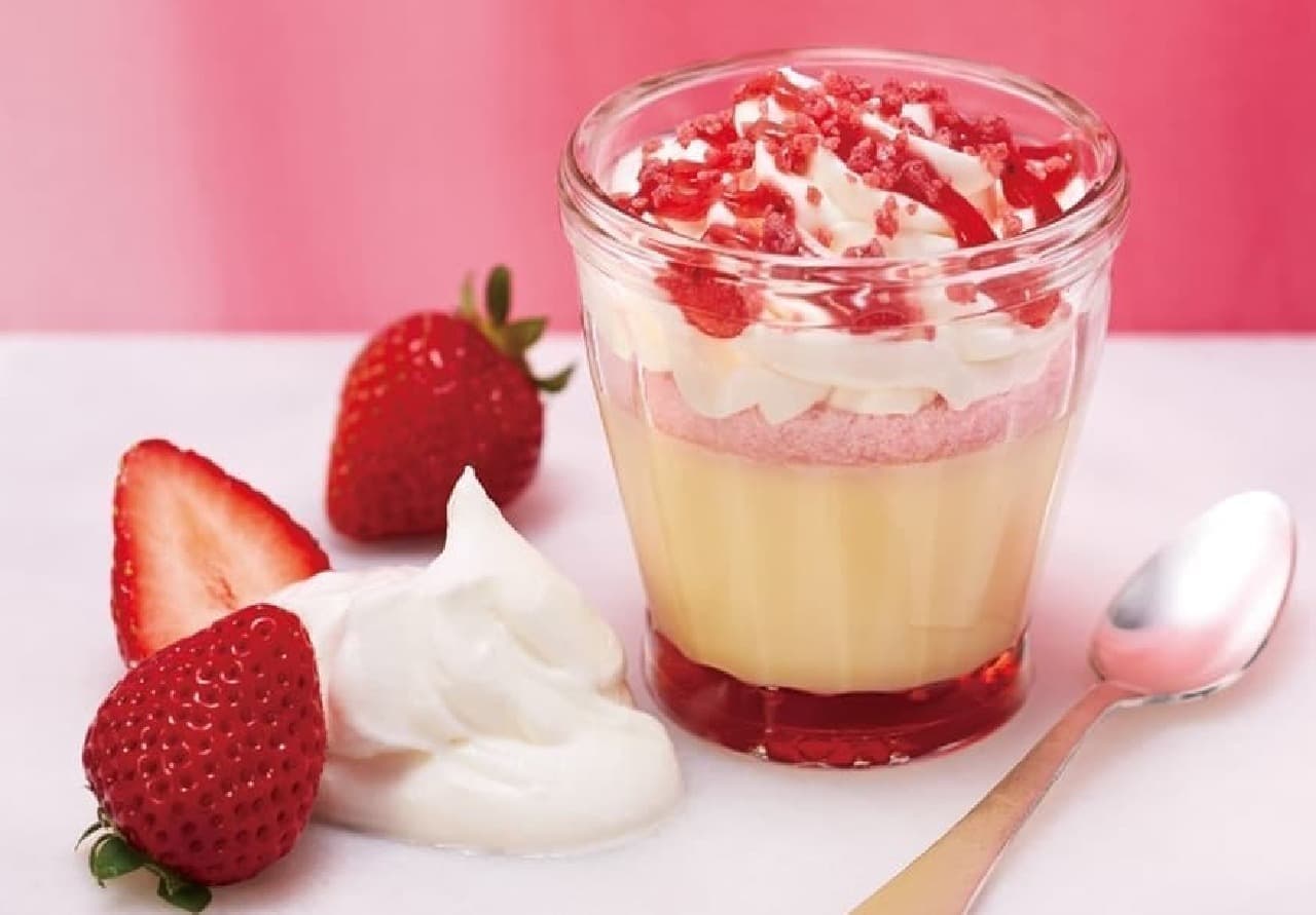 Morozoff "Pudding Parfait (Strawberry Shortcake)