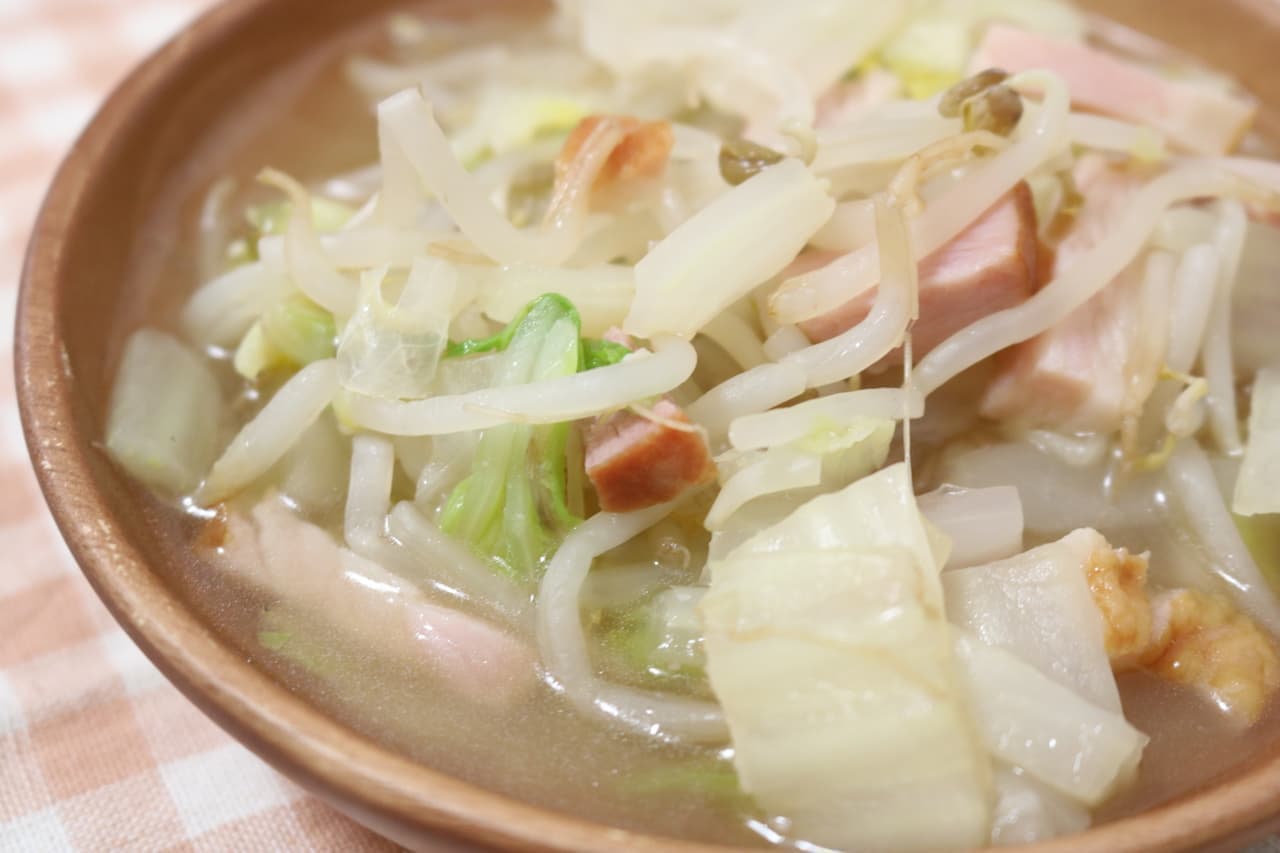 Saving recipe "bean sprout and Chinese cabbage soup"