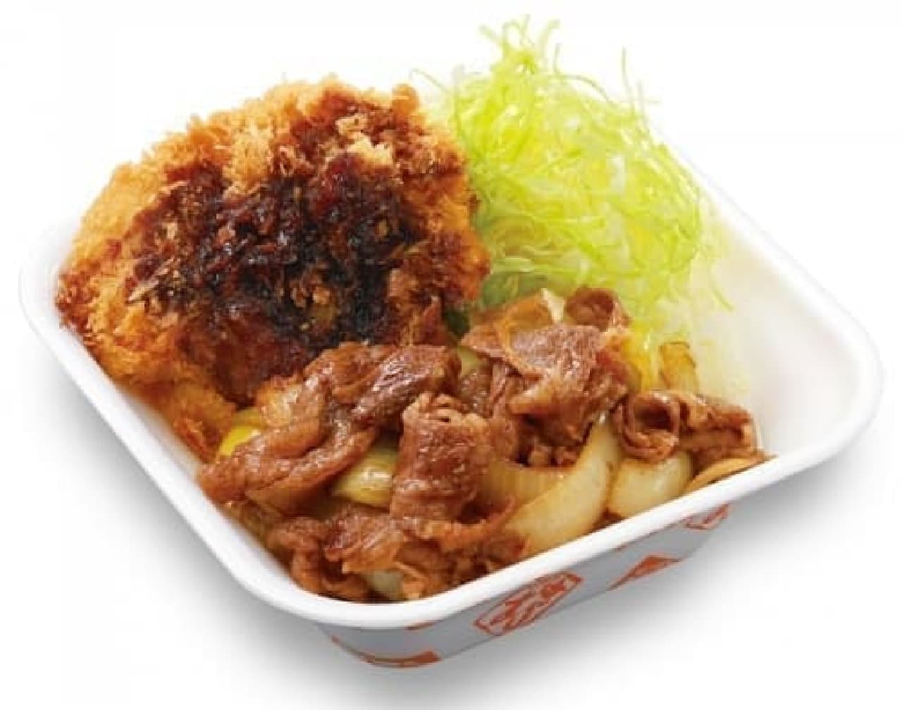 Katsuya "Beef rose grilled chicken cutlet bowl lunch box"