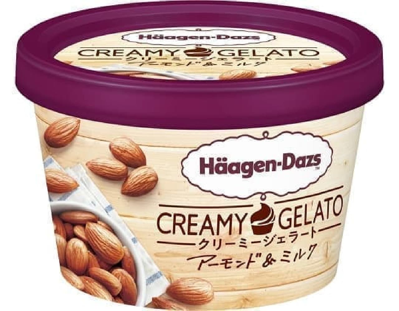 Haagen-Dazs "Creamy Gelato Almond & Milk"