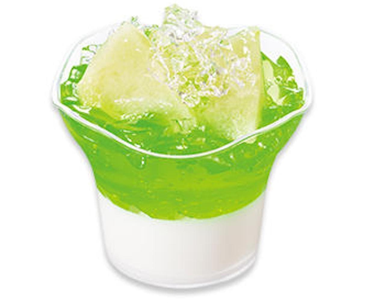 Fujiya "Sparkling Milky Pudding Jelly (Melon)