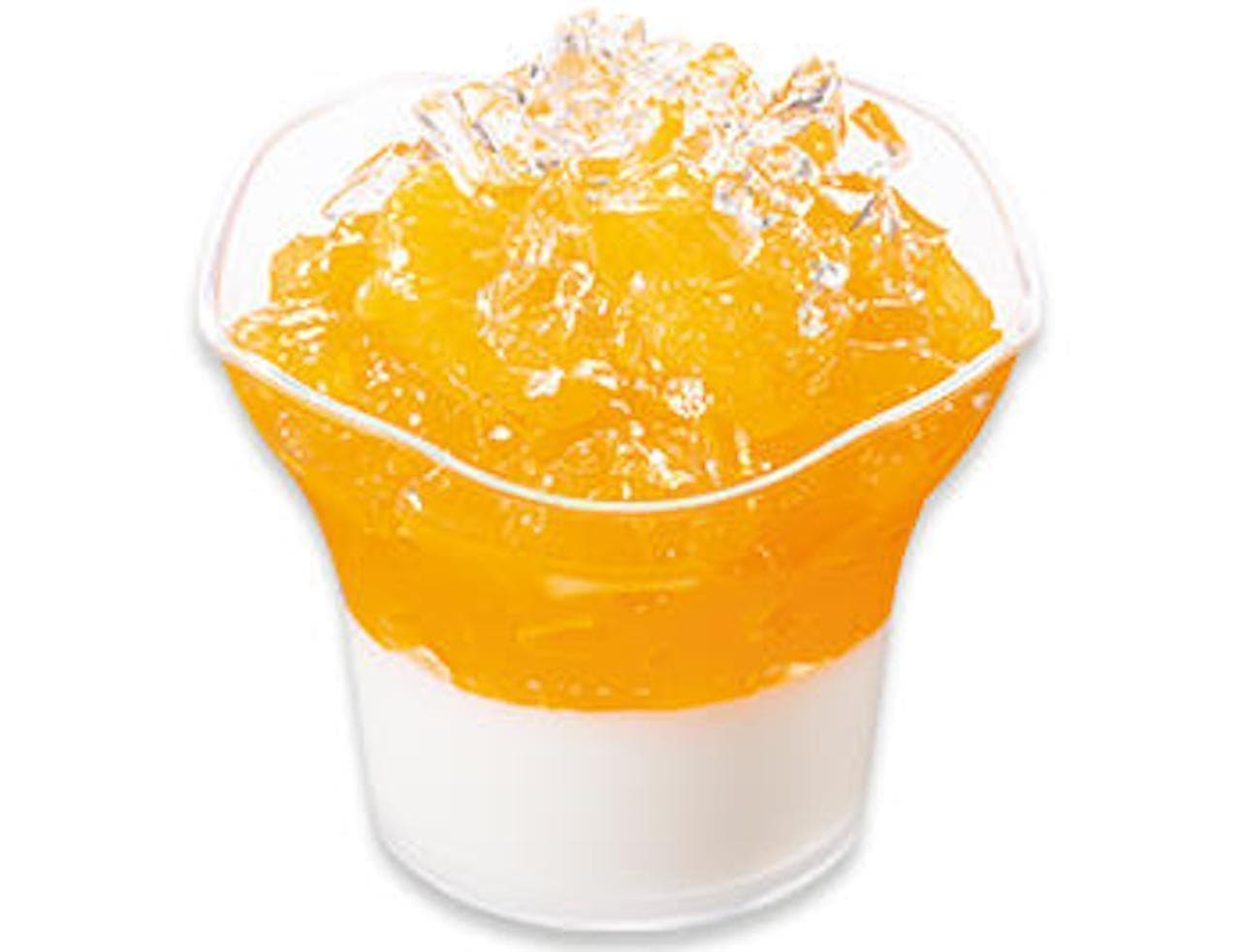 Fujiya "Sparkling Milky Pudding Jelly (sweet summer & orange)"]