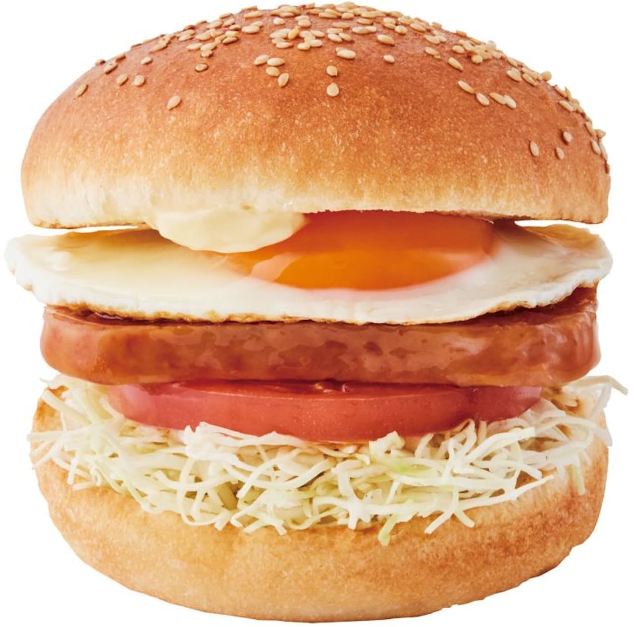 "Teriyaki Spam Egg Burger" for a limited time for freshness